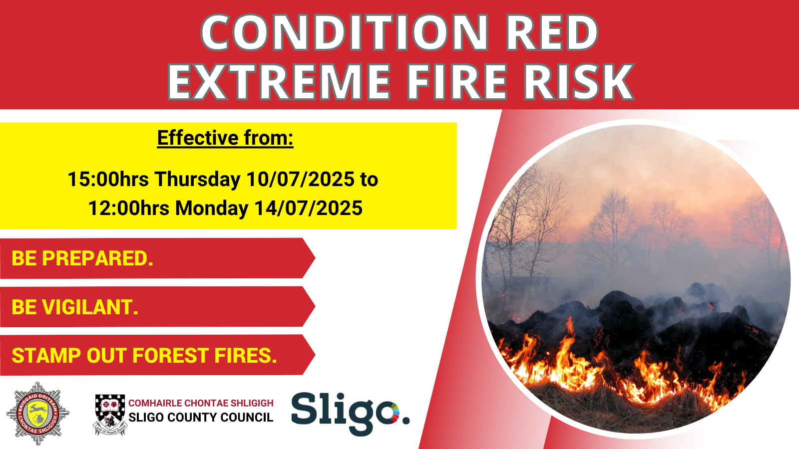 Condition Red - Extreme Fire Risk
